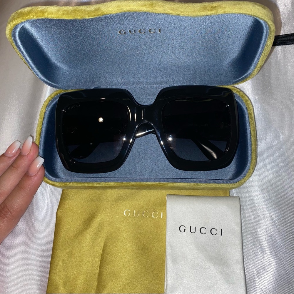 Gucci 54mm Oversized Square Sunglasses